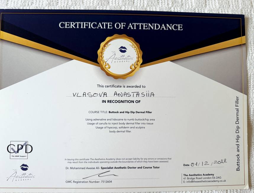 Certificate of Attendance certificate