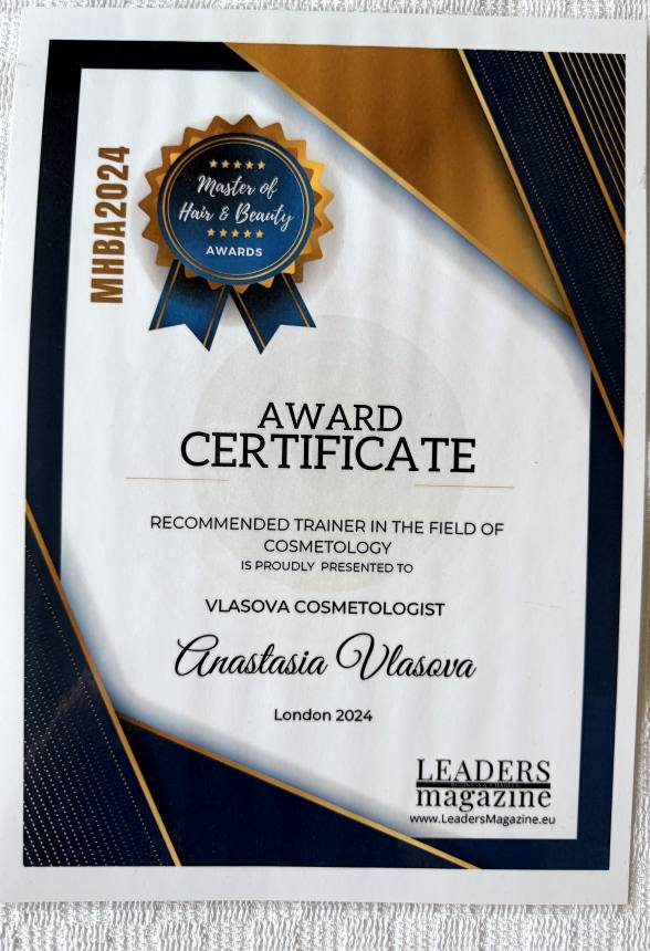 Recommended Trainer in Cosmetology certificate